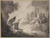 Z 001
<br/>
Rustende krijgers
<br/>
<em>Plonski, Michal (1778-1812)</em>